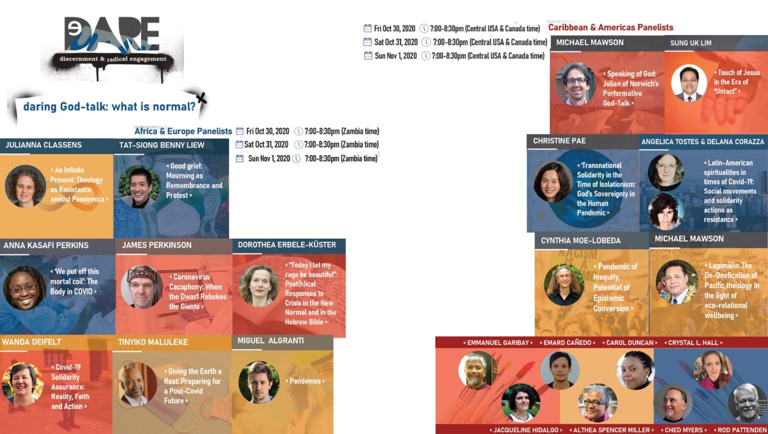 eDARE 2020: Hear voices from around the world - Council for World Mission